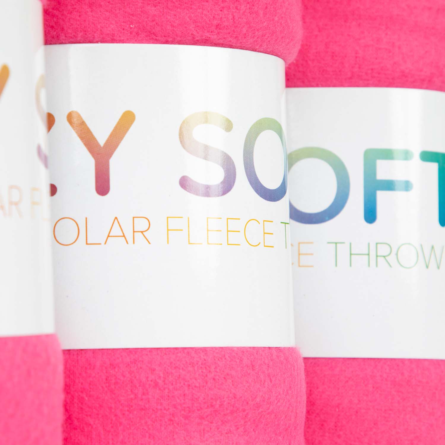 Soft Polar Fleece Throw Blankets - Color Options - 50x60: Beige