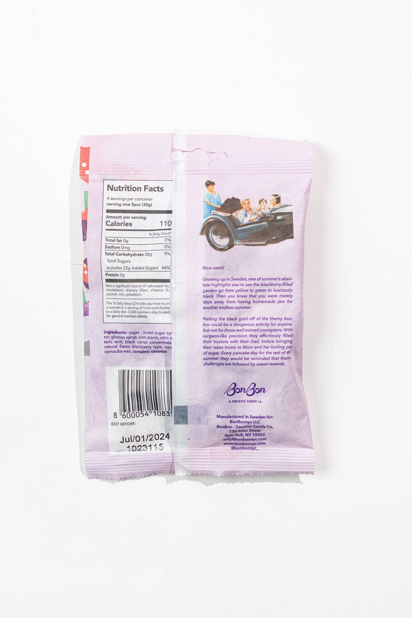 Sour Blackberry Fish - 5.2oz (150g)
