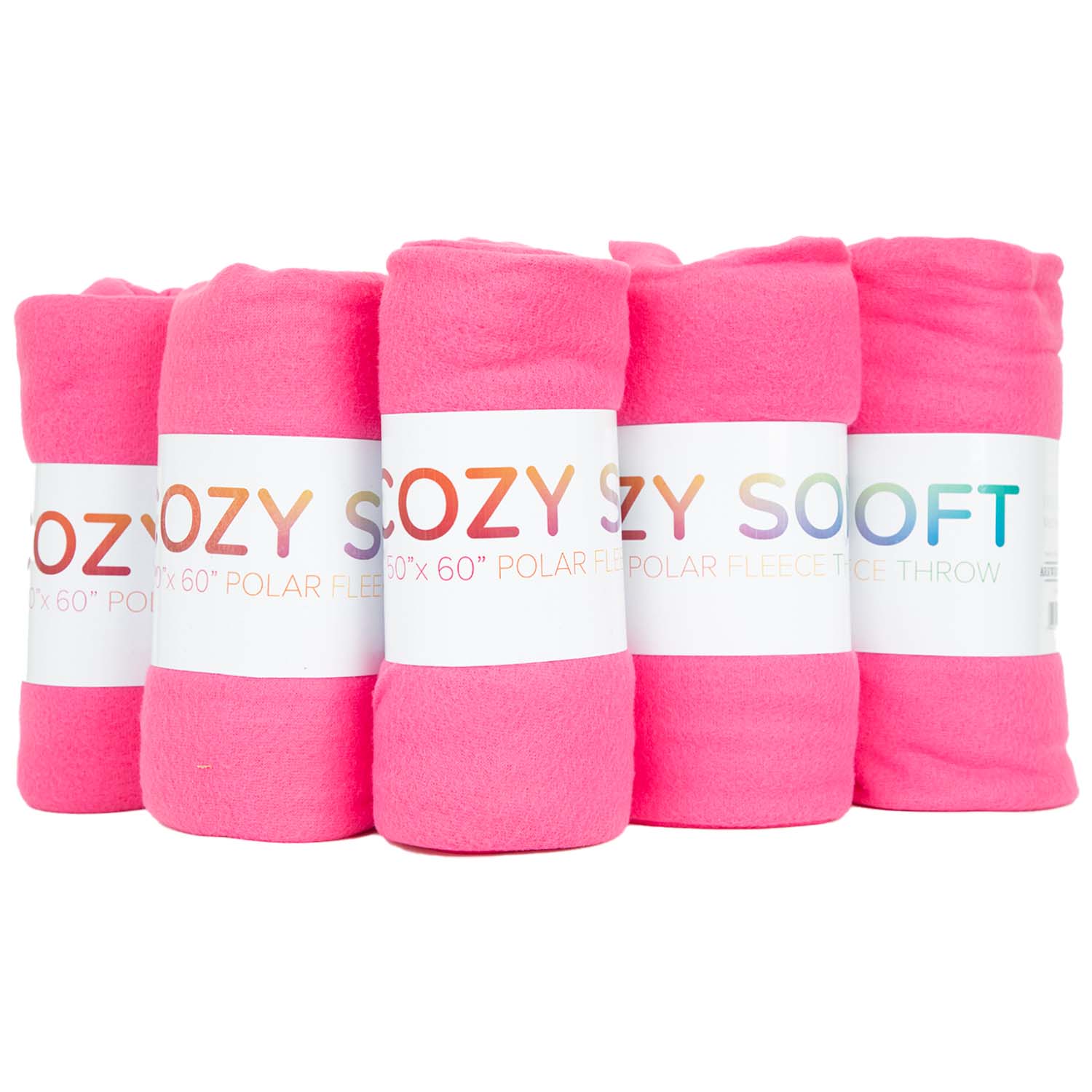 Soft Polar Fleece Throw Blankets - Color Options - 50x60: Beige