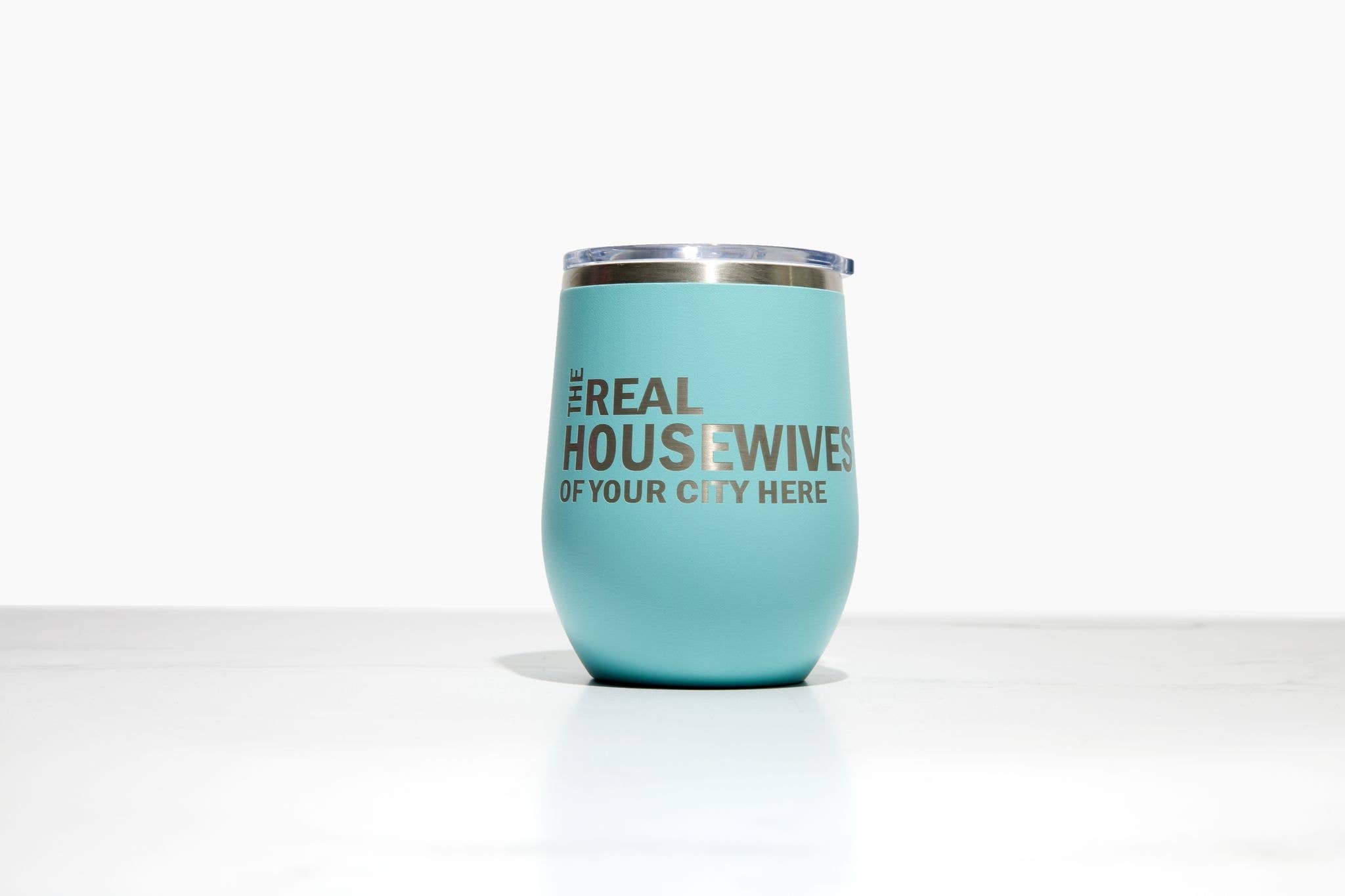 Real Housewives of GUILFORD Polar Camel Wine Tumbler: White