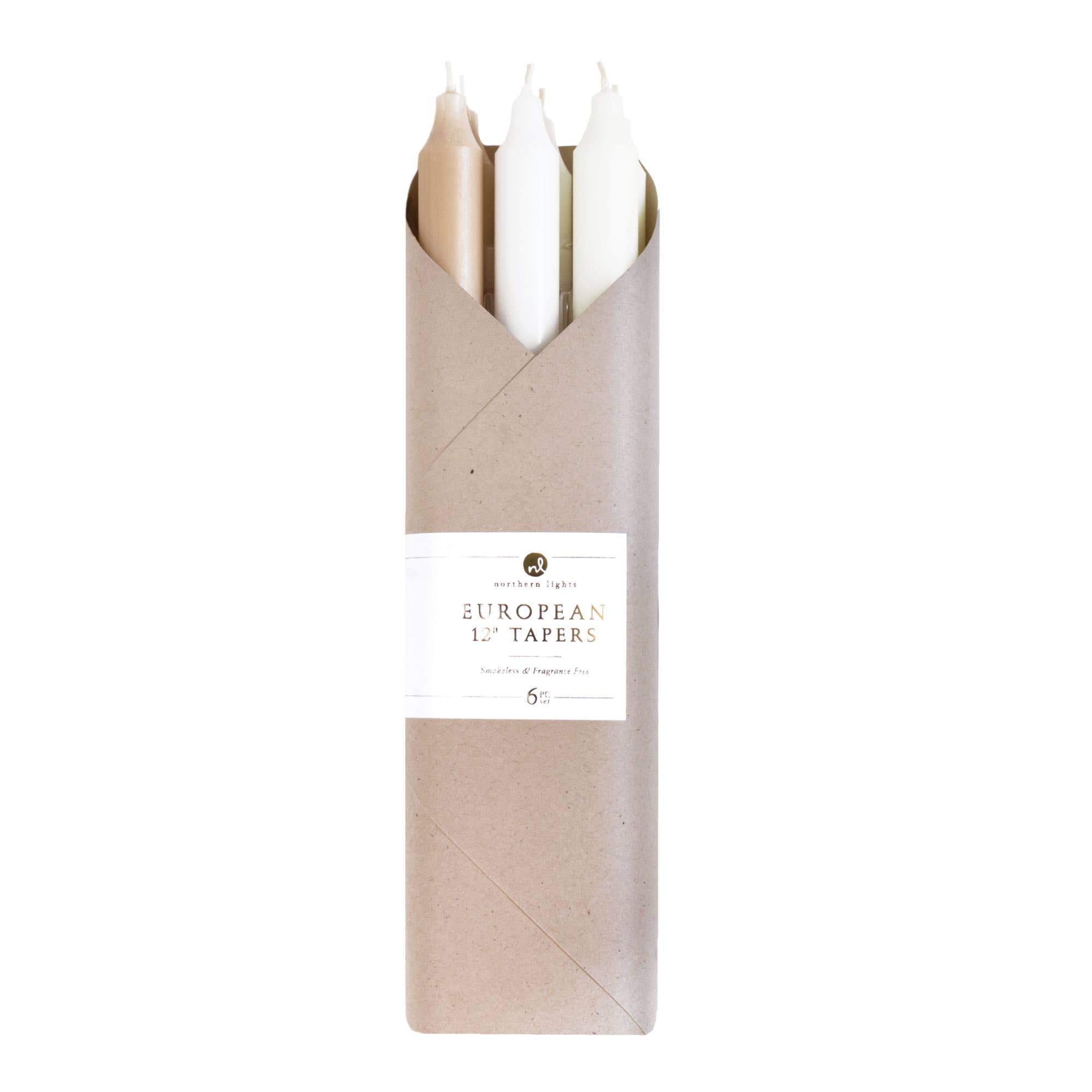 12" Tapers - 6pc Combo Pack - Linen Closet