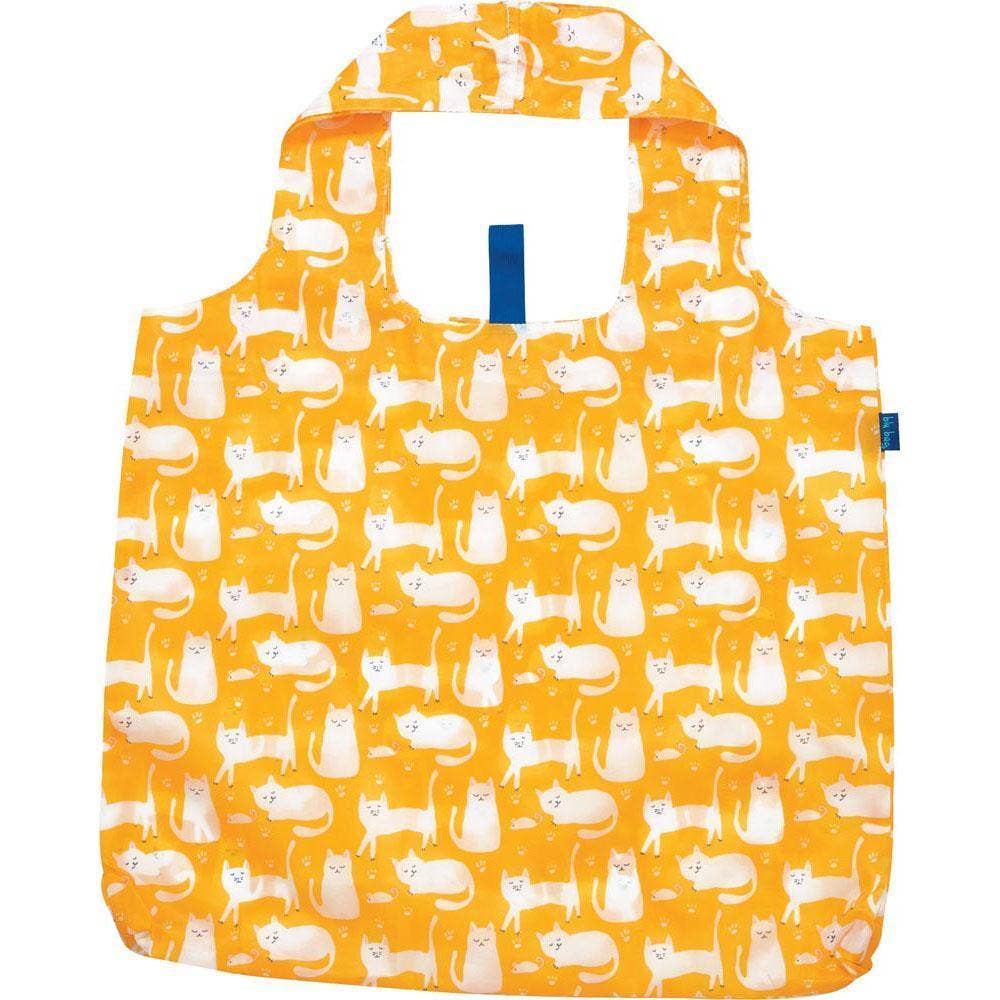 KITTY CATS YELLOW 'Blu Bag' Reusable Shopper