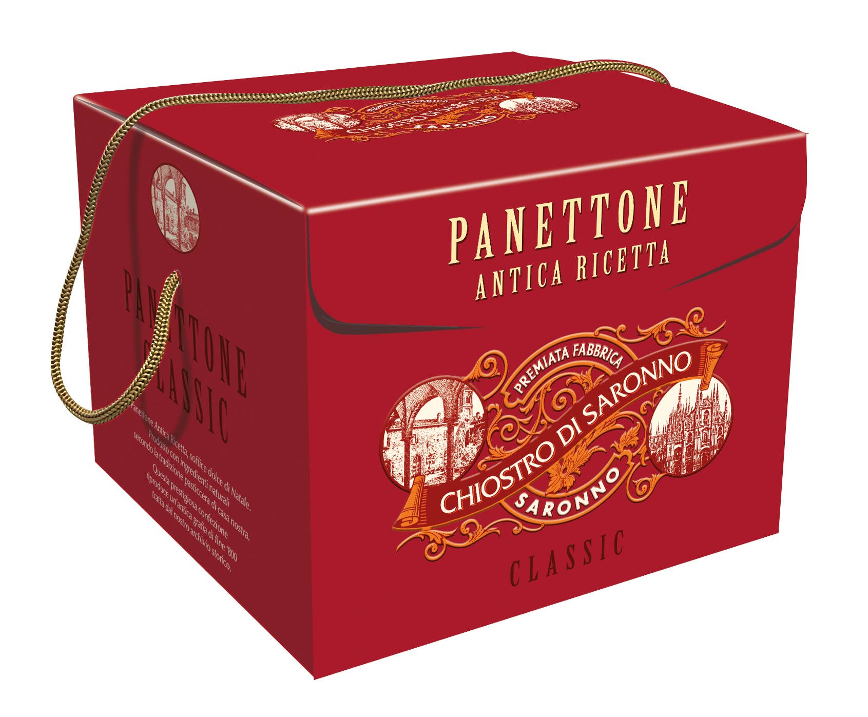 Classic Panettone in Gift Box by Chiostro di Saronno