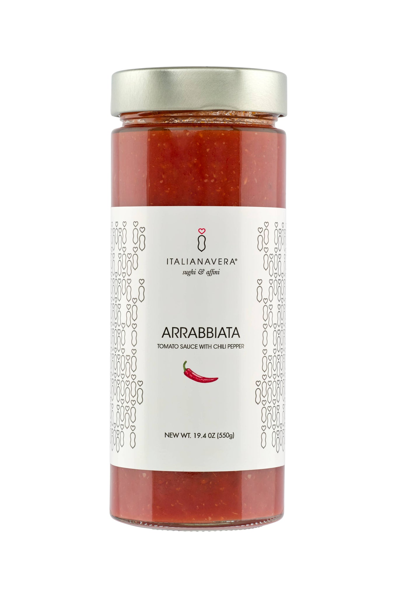 "Arrabbiata" Tomato Sauce with Chili Pepper by Italianavera