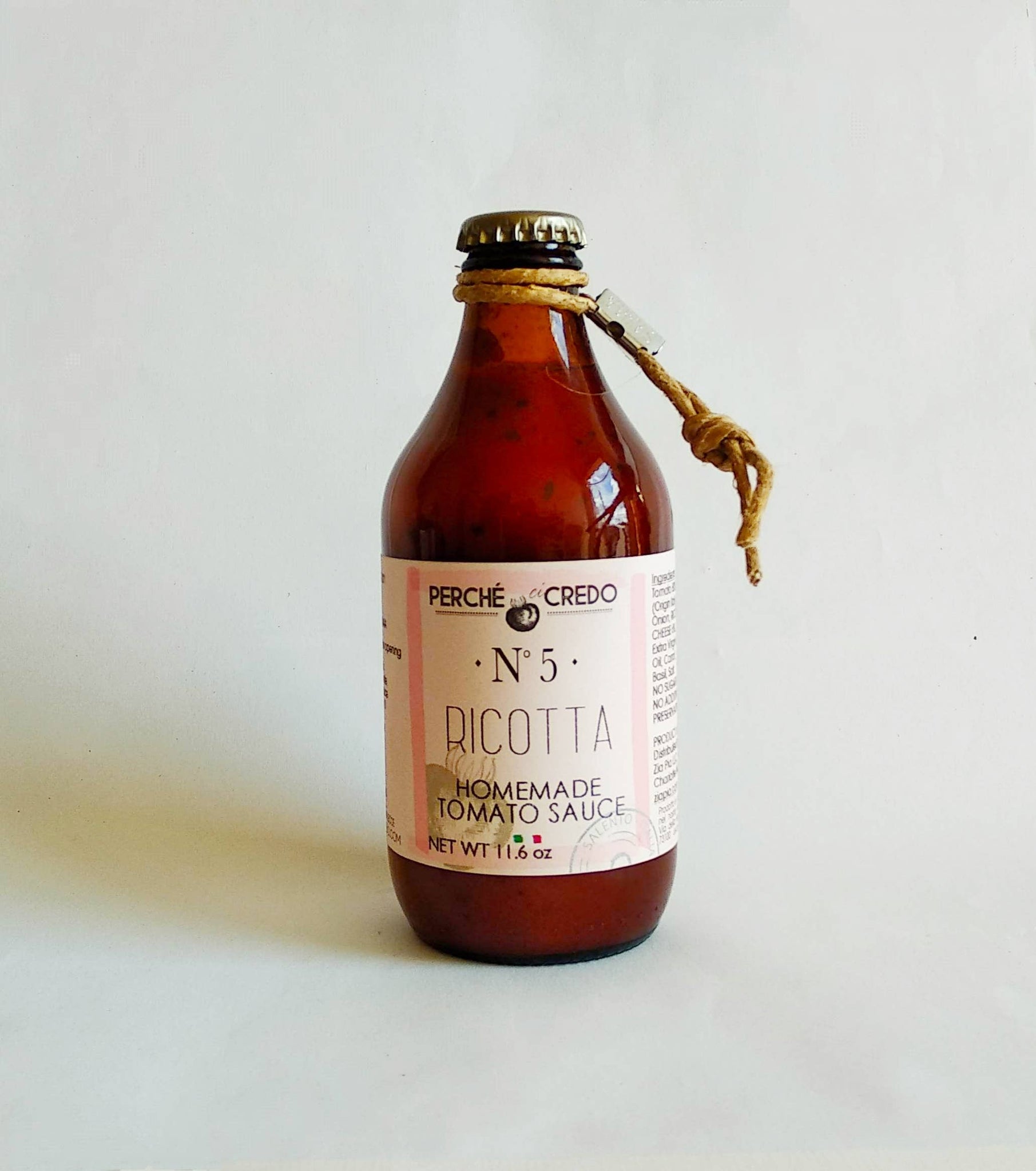Homemade Ricotta Tomato Sauce by Perché Ci Credo