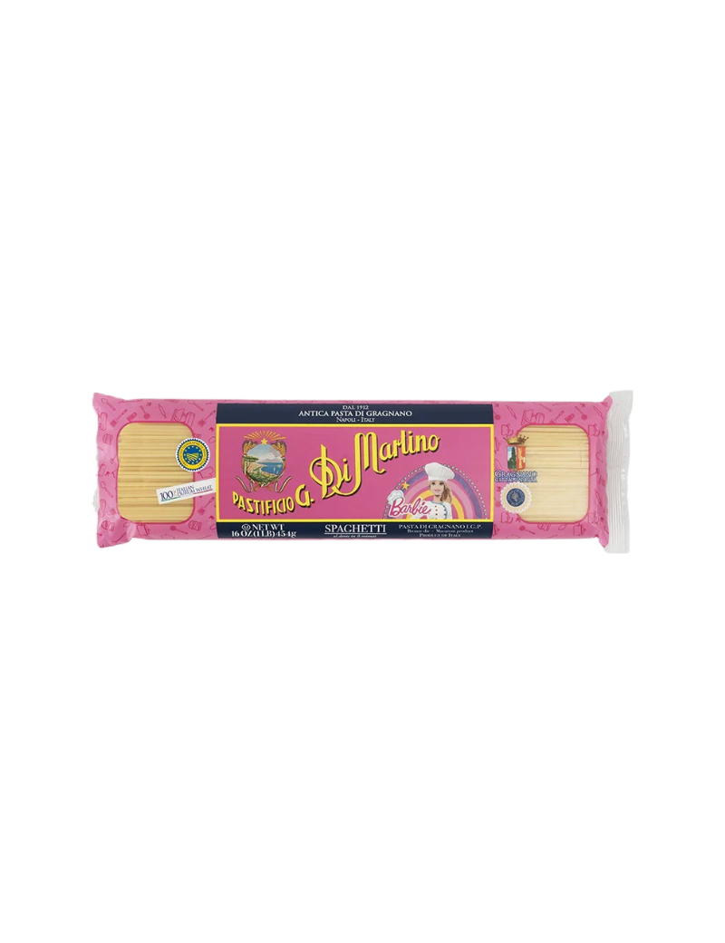 Spaghetti in Barbie Packaging by Pastificio Di Martino