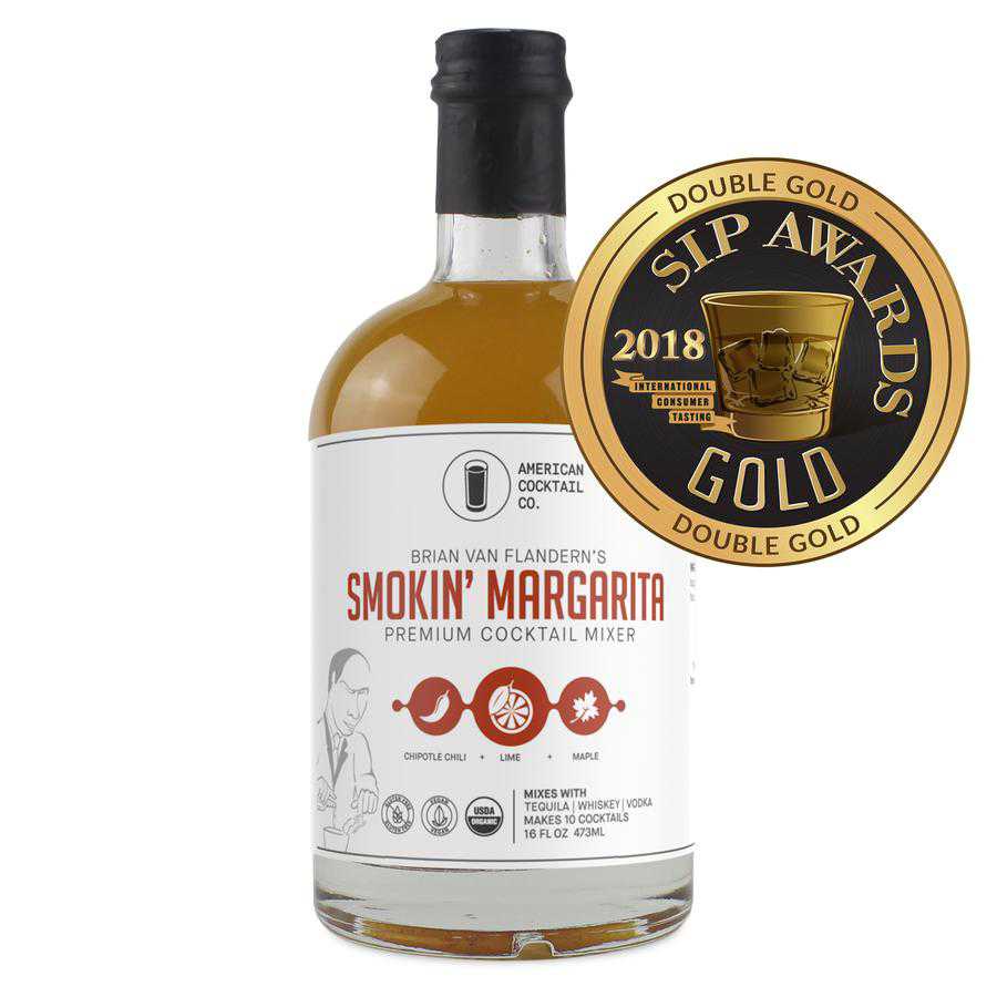 16 oz Brian Van Flandern's Organic Smokin' Margarita Mixer
