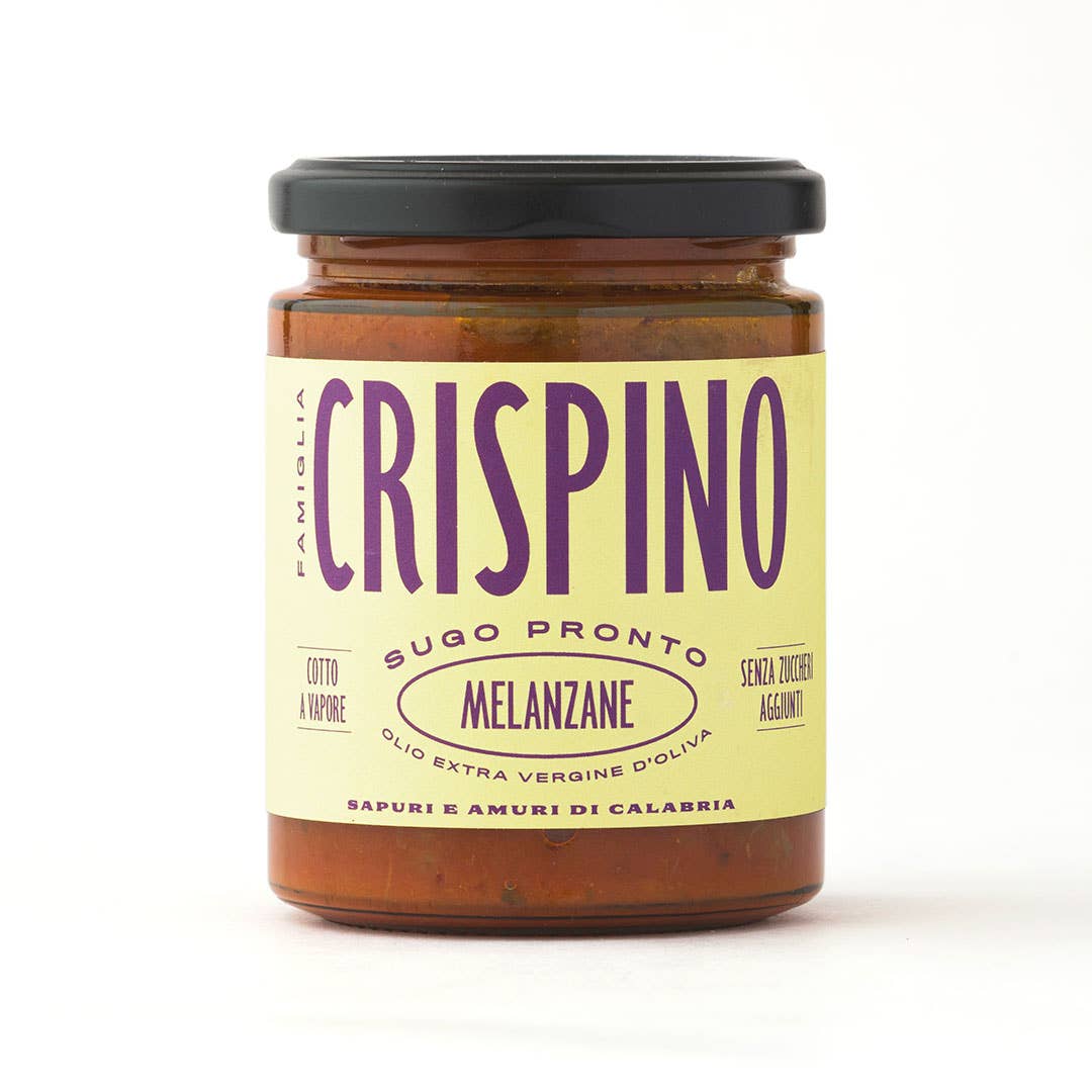 SUGO ALLE MELANZANE | 100% italiano |senza zuccheri aggiunti