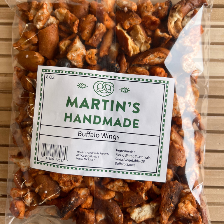 Spicy Buffalo Wing Pretzel Pieces - 12/8oz Bags