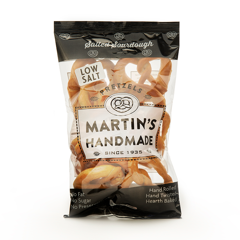 Handmade Pretzels, Unsalted - 10/8oz Bags