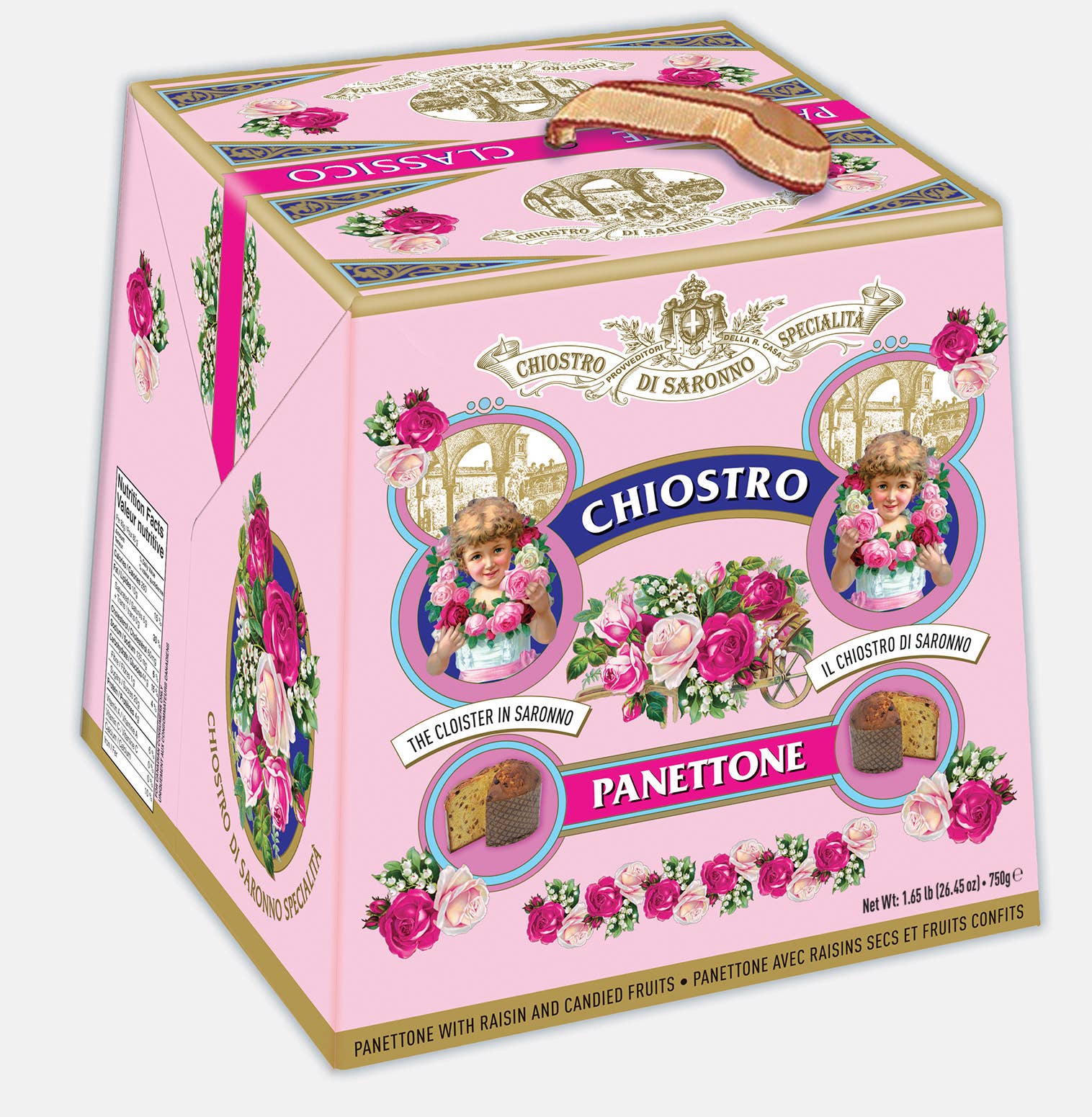 Classic Spring Panettone Cake in Box by Chiostro di Saronno