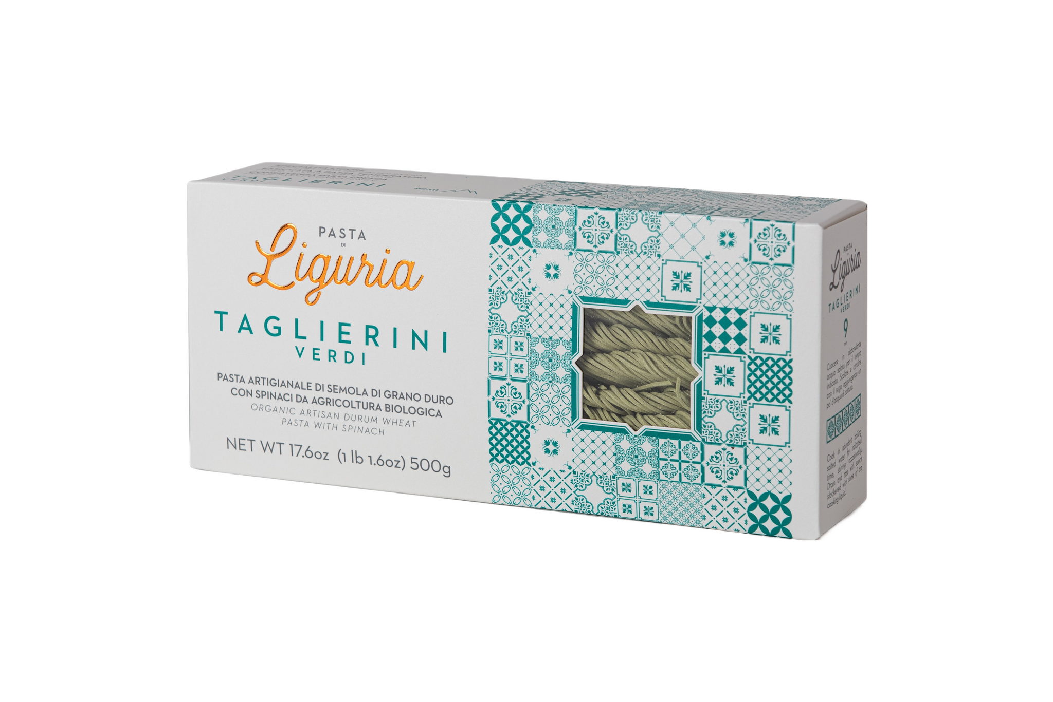 Organic Taglierini Verdi by Pasta di Liguria