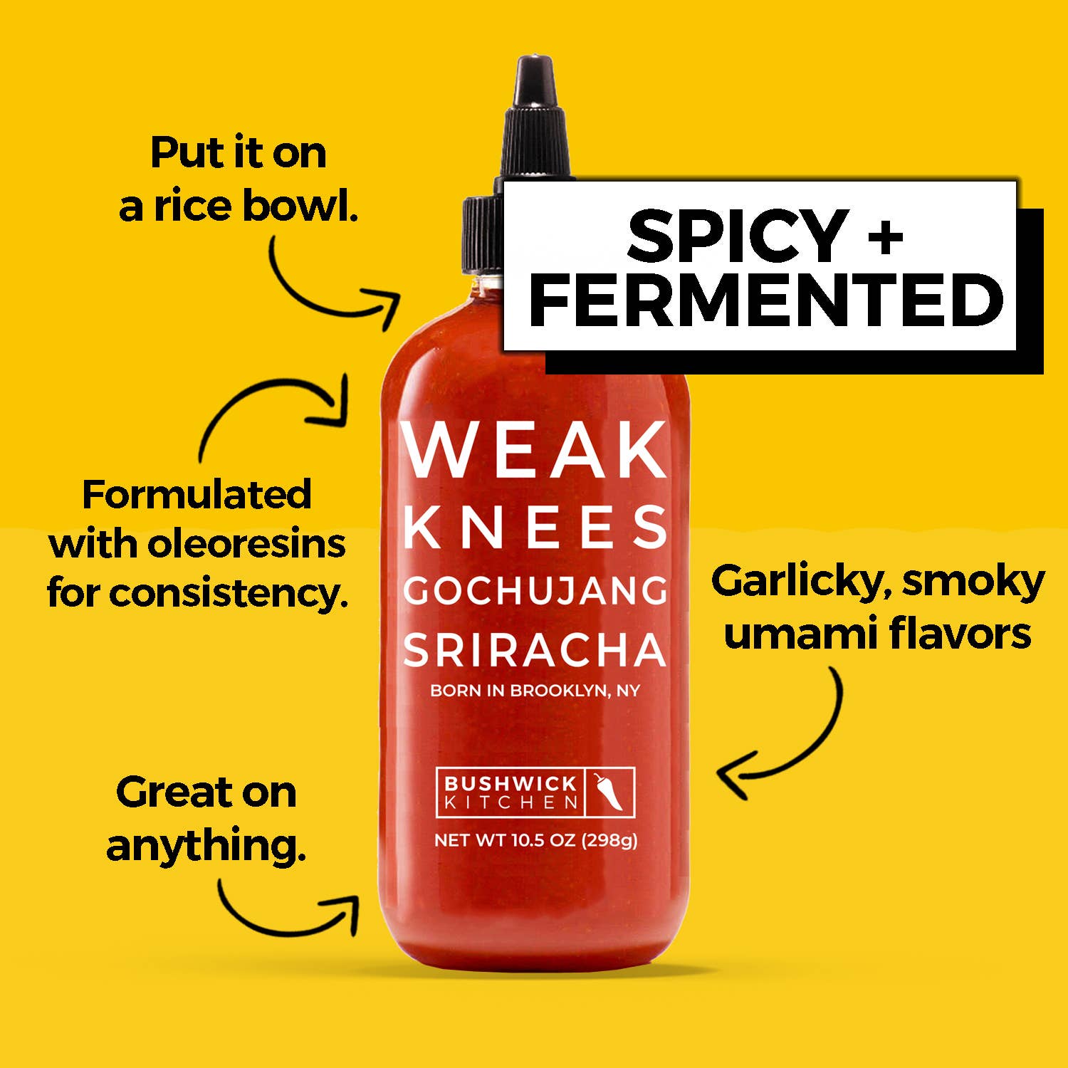 Weak Knees Gochujang Sriracha (Vegan)