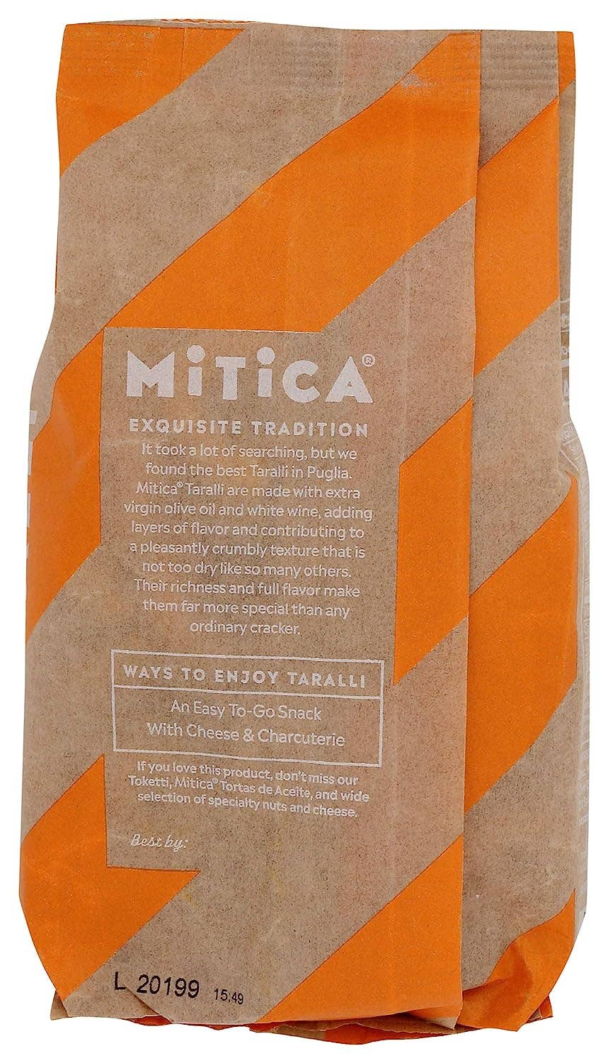 Mitica, Taralli Classic - Italian Crackers