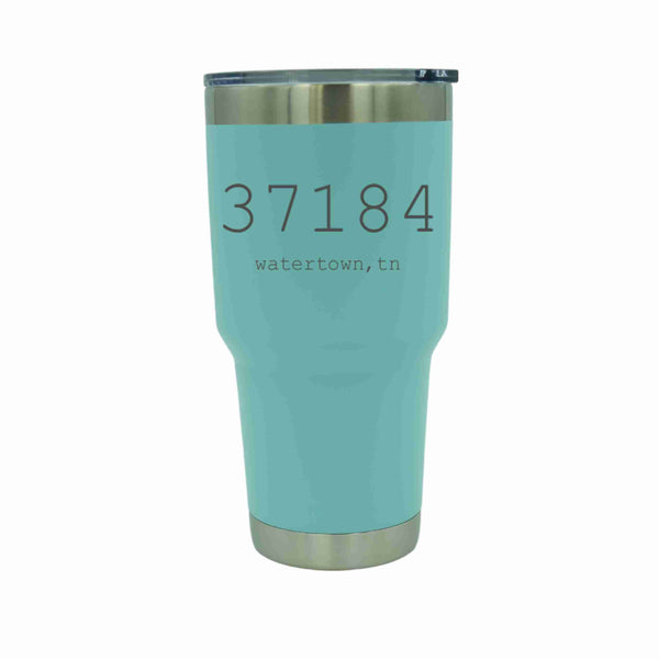 06437 GUILFORD CT 30 Oz. Insulated Coffee Cup: Teal