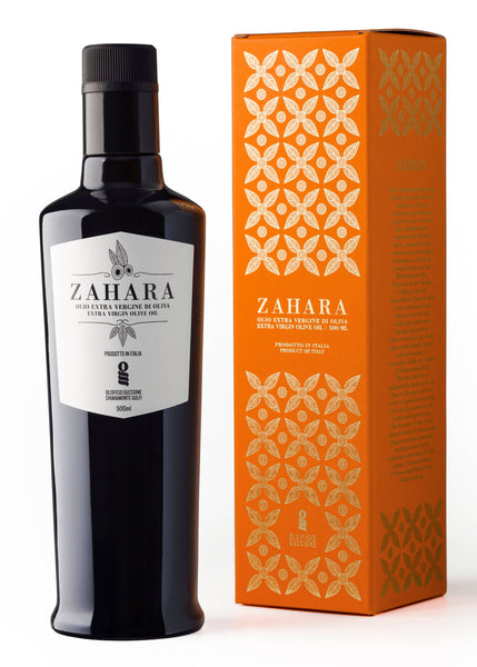 Zahara Extra Virgin Olive Oil from Sicily, 16.9 Fl Oz bottle
