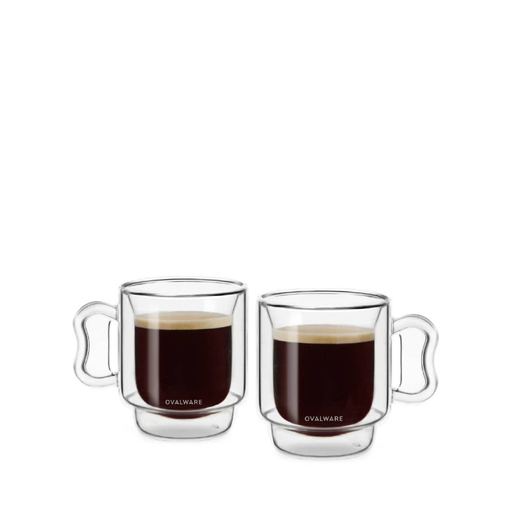 RJ3 Double Wall Espresso Cups - Set of 2