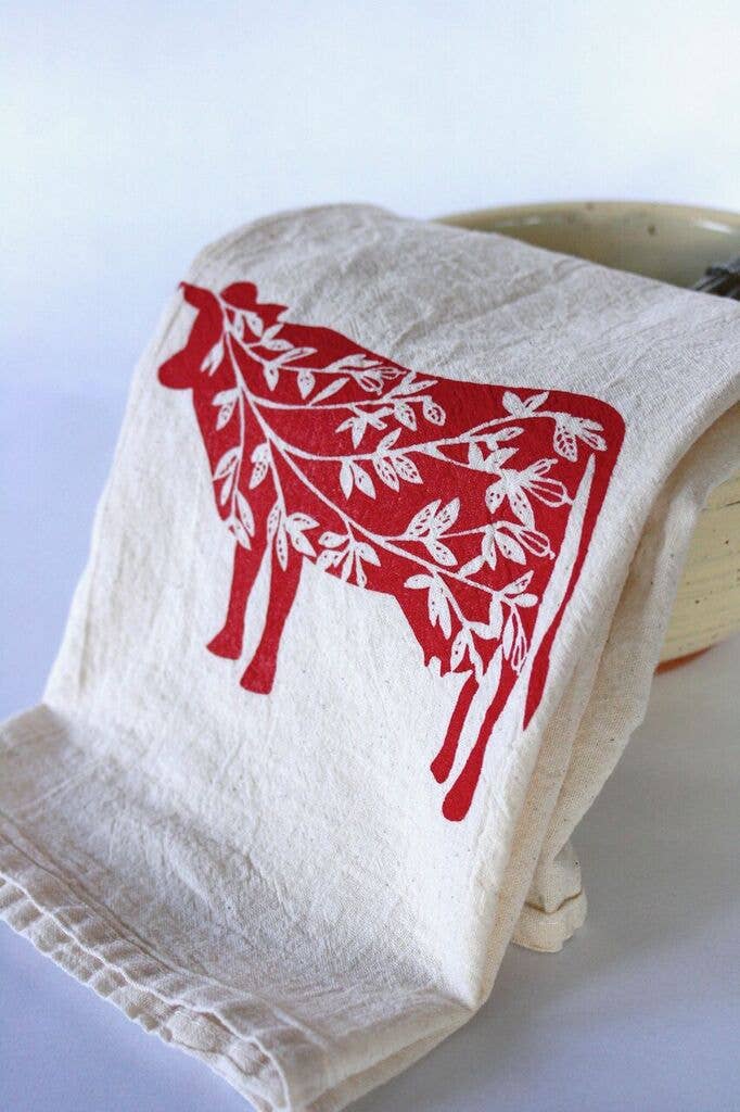 Cow Kitchen Towel, Tea Towel