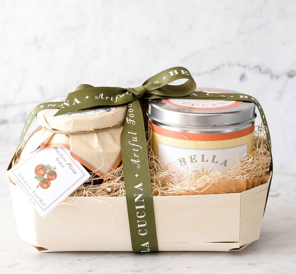 Pizza Sauce & Focaccia Dough Balsawood Gift