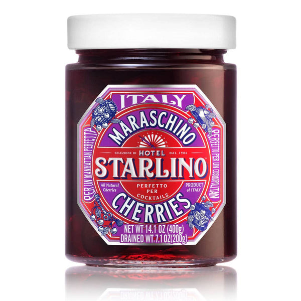 Hotel Starlino Italian Maraschino Cherries 400g Glass Jar