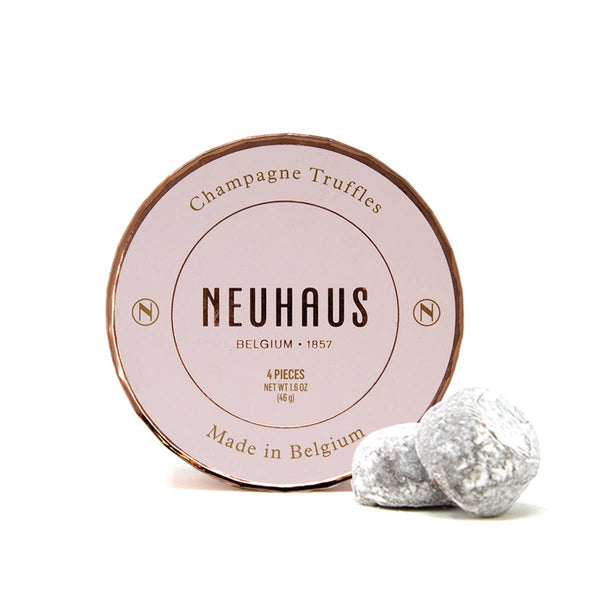 Champagne Truffles In Petite Round Box