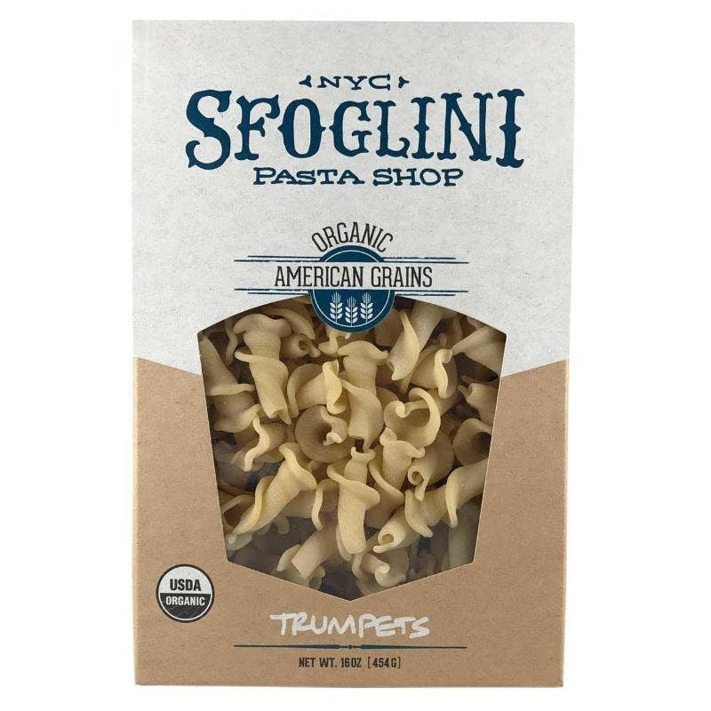 Organic Durum Semolina Trumpets Pasta