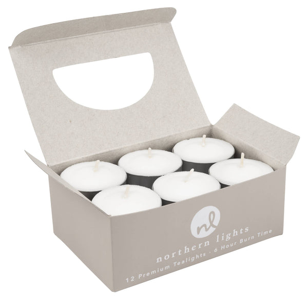 Unfragranced Tealights - 12pc Box