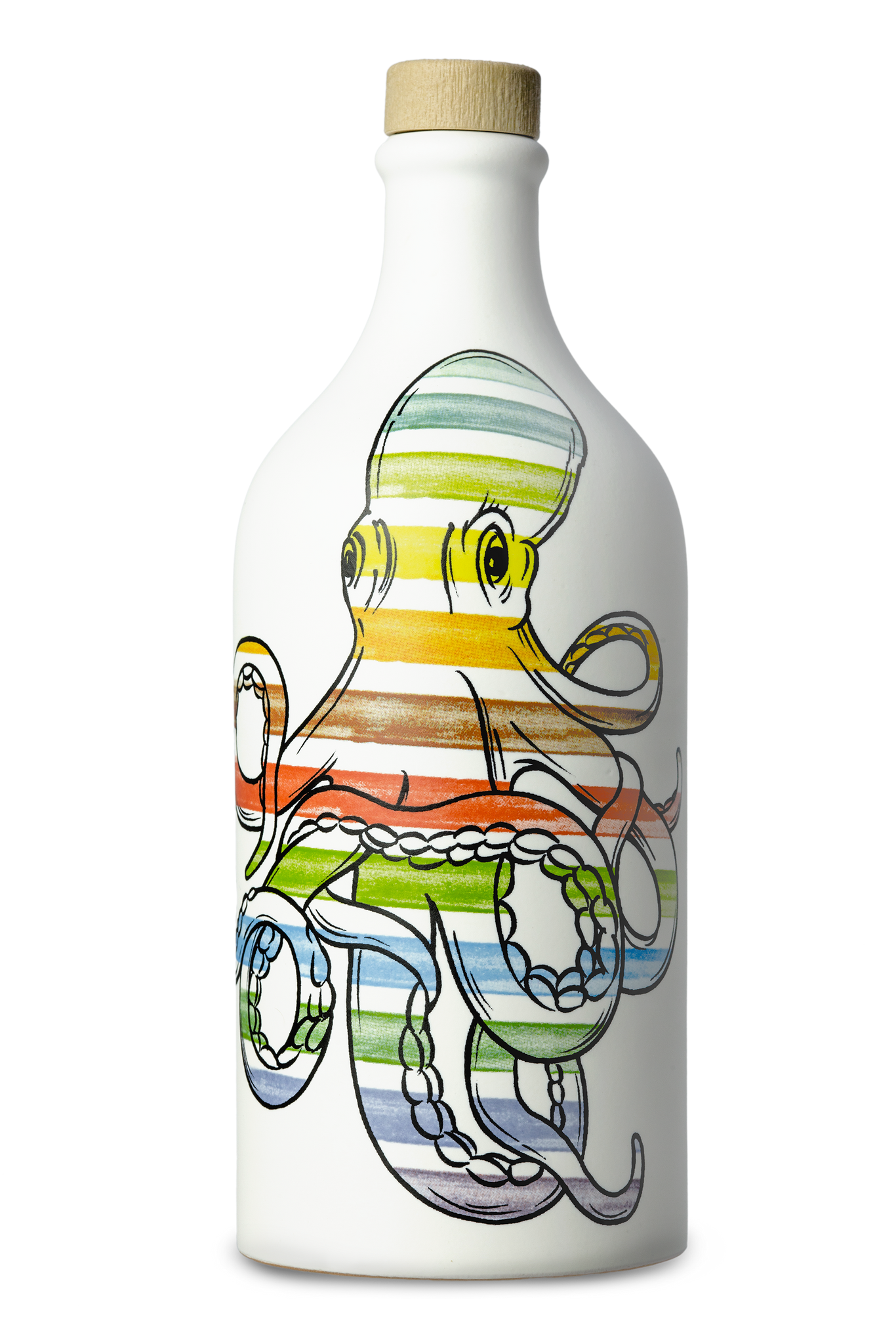 Peranzana Extra Virgin Olive Oil-Octopus Ceramic by Muraglia