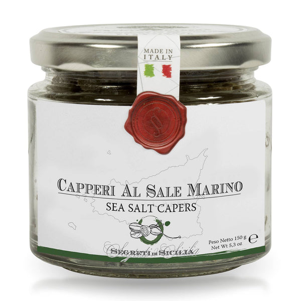 Gourmet Italian Capers in Sea Salt - Capers Non Pareil