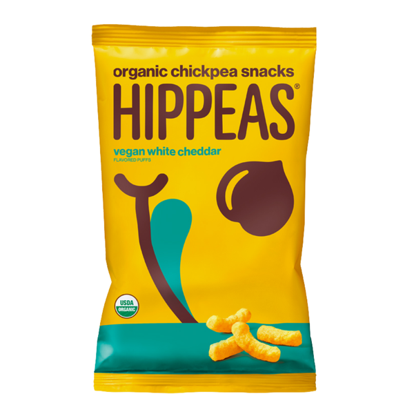Hippeas Vegan White Cheddar Organic Chickpea Puffs 1.5oz