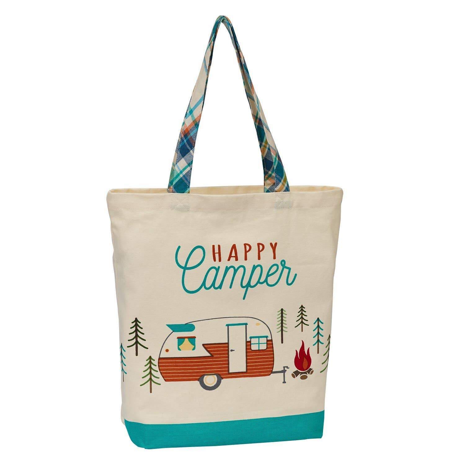 Happy Camper Print Tote
