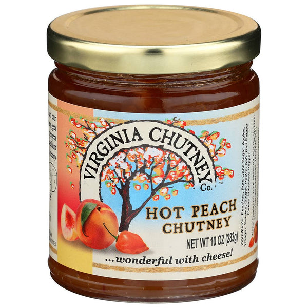 VCC Hot Peach Chutney 10oz