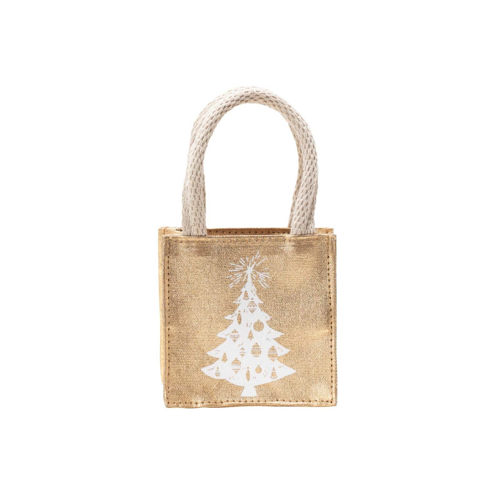 WINTER WHITE TREE Small 'Itsy Bitsy' Reusable Gift Bag