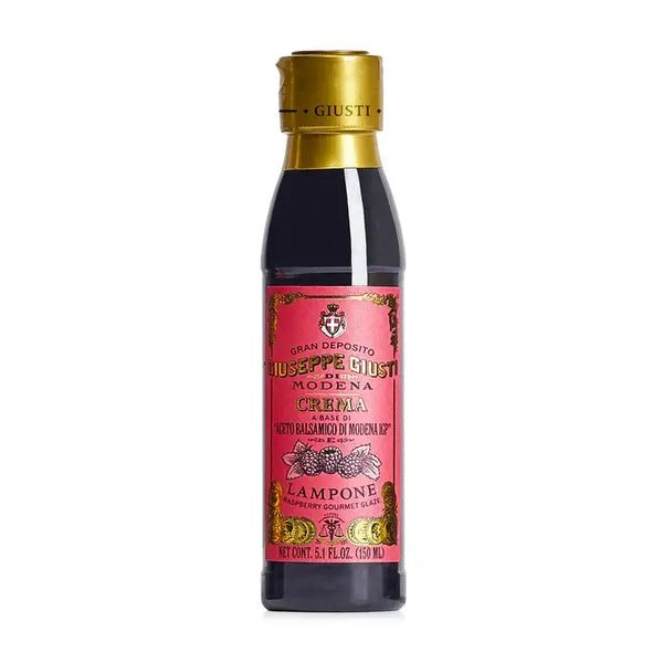 Crema Raspberry Balsamic Glaze Of Modena: 5.07 fl oz (150ml)