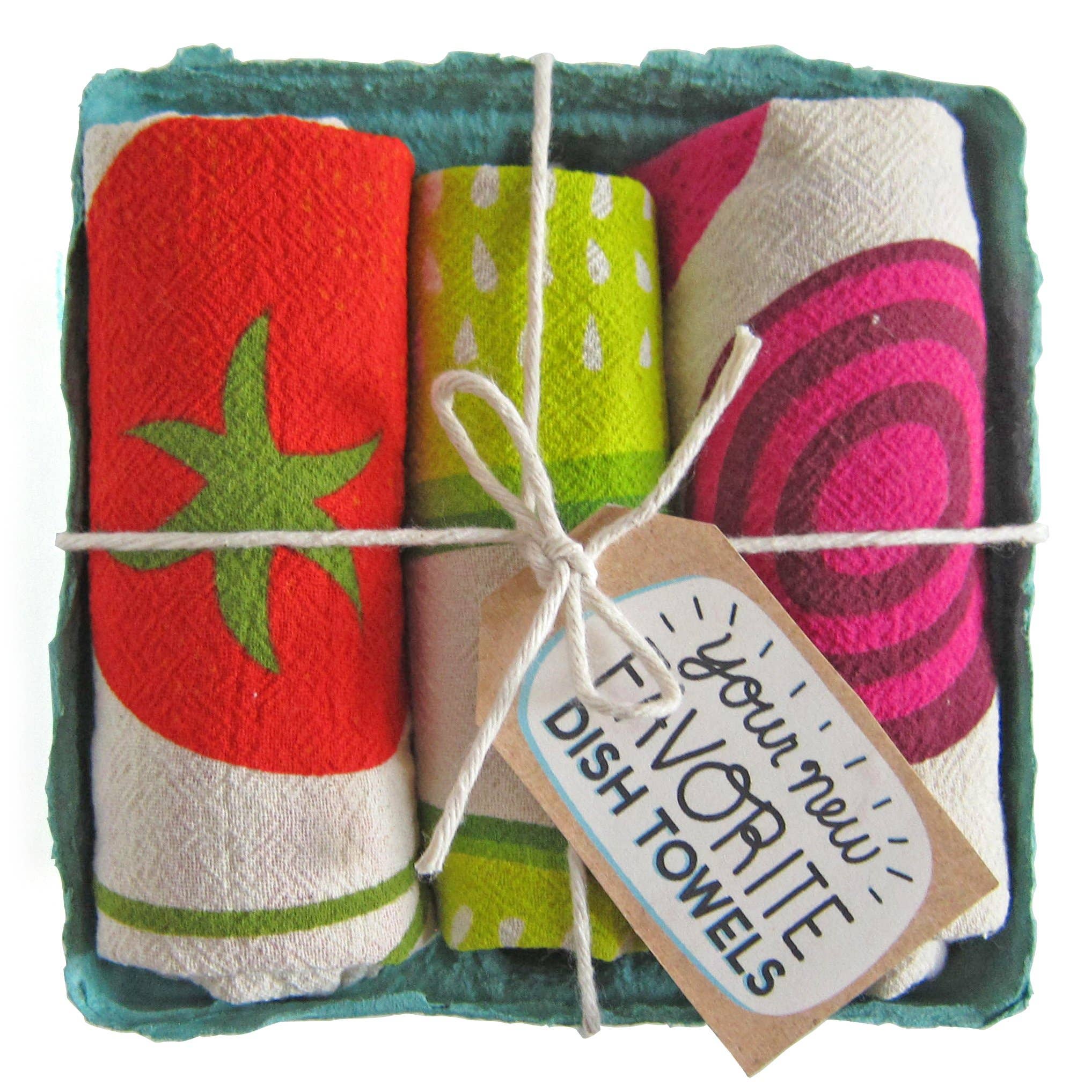 Farmers Market - Dish Towel Set of 3