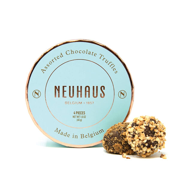 Assorted Chocolate Truffles In Petite Round Box